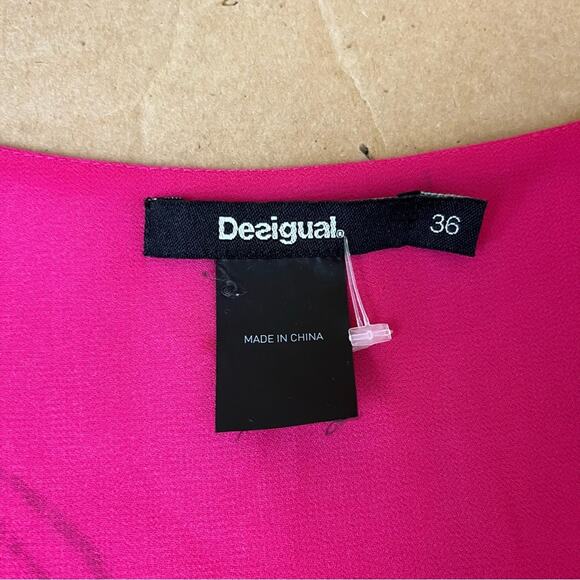 Desigual Women's Pattern Shift Short Sleeve Dress - Picture 7 of 7